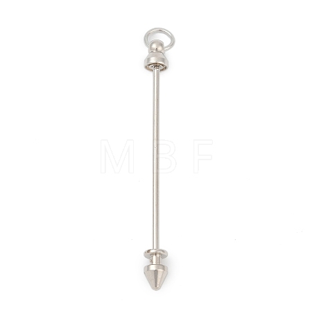 Alloy Bar Beadable Keychain for Jewelry Making DIY Crafts KEYC-A015-01P-1