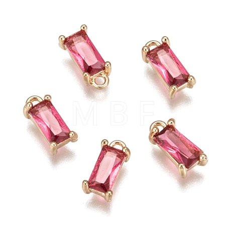 Transparent Glass Charms GLAA-T007-13F-1