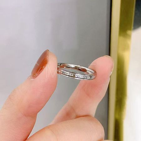 201 Stainless Steel Finger Rings FS-WG7AFE1-14-1