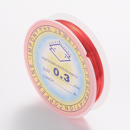 Copper Jewelry Wire CWIR-CW0.3mm-13-1