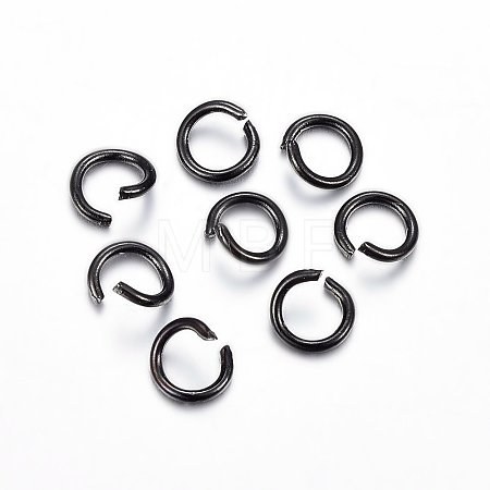 Ion Plating(IP) 304 Stainless Steel Open Jump Rings X-STAS-H467-03B-4mm-1