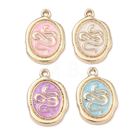 Alloy Enamel Pendants FIND-H058-01C-KCG-1