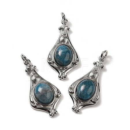 Natural Apatite Pendants G-C096-03P-07-1