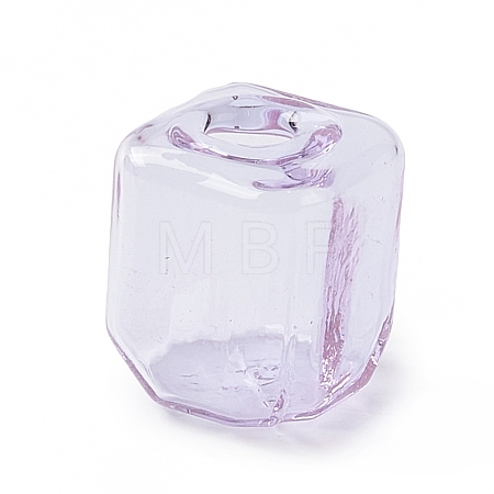 Handmade Blown Glass Bottles LS-GLAA-B005-02E-1