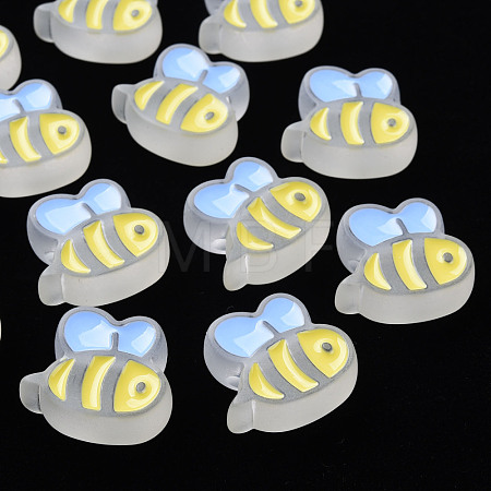 Transparent Acrylic Beads MACR-S374-06B-07-1