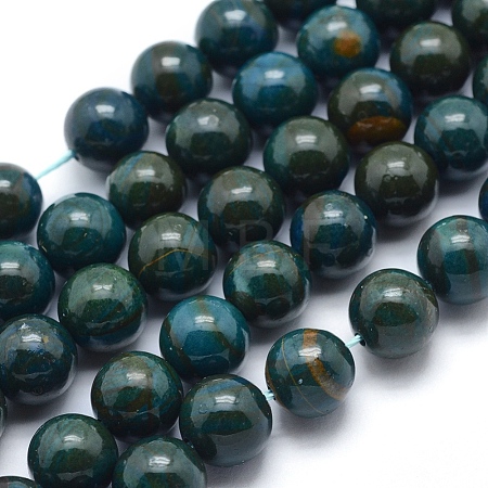Dyed Natural Gemstone Beads Strands G-F556-6mm-1