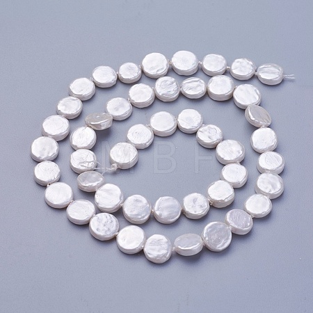 Shell Pearl Beads Strands BSHE-P030-01A-1