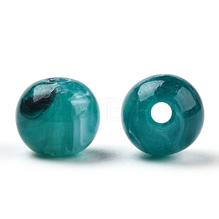 Round Imitation Gemstone Acrylic Beads OACR-R029-8mm-17-1