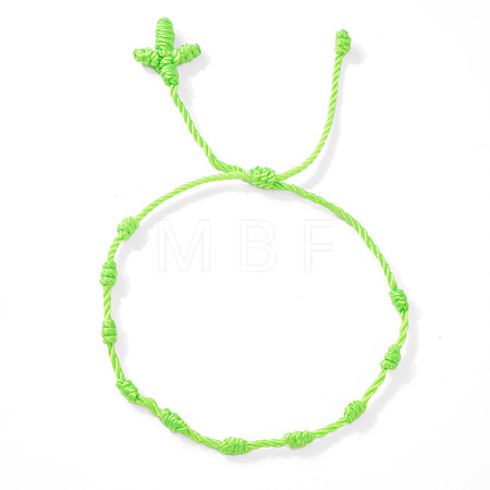 Bohemian Knotted Braided Nylon Cord Bracelets UQ5107-5-1