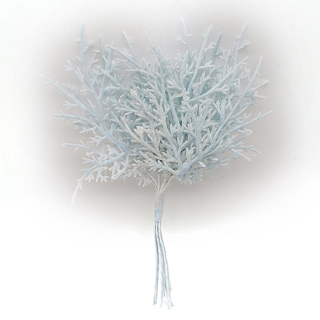 Plastic Artificial Frost Leaves for Wedding Christmas Decoration PW-WG0DC57-09-1