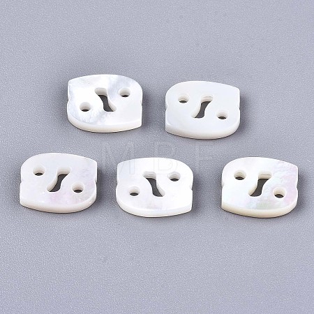 Natural White Shell Beads LS-SSHEL-ZX004-02D-1