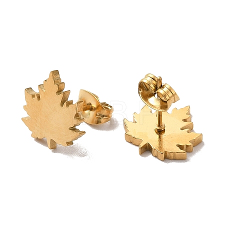 304 Stainless Steel Stud Earrings for Women EJEW-D053-01G-04-1