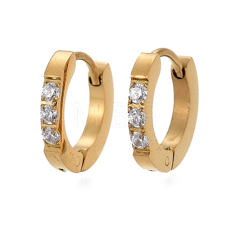 304 Stainless Steel Huggie Hoop Earrings EJEW-L252-042G-1-1