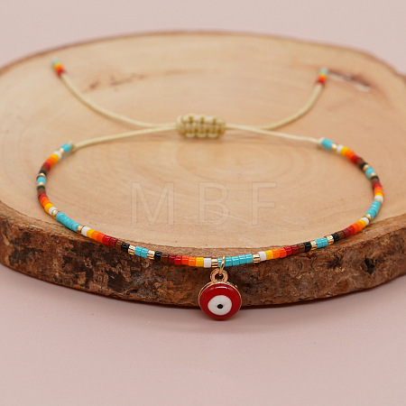 Alloy Enamel Charm Bracelets IY1908-1-1