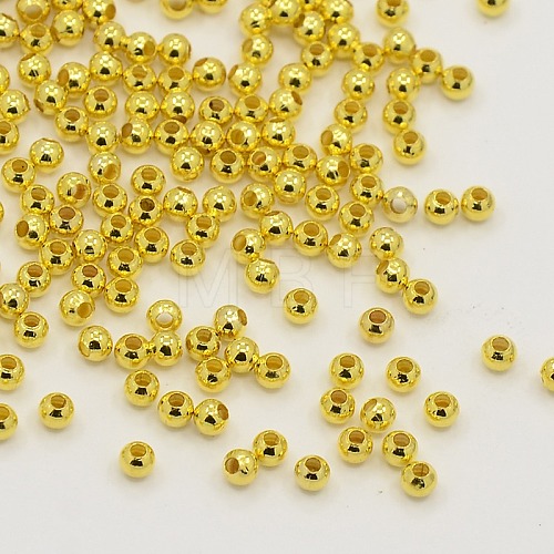 Brass Round Spacer Beads X-J0K2D012-1