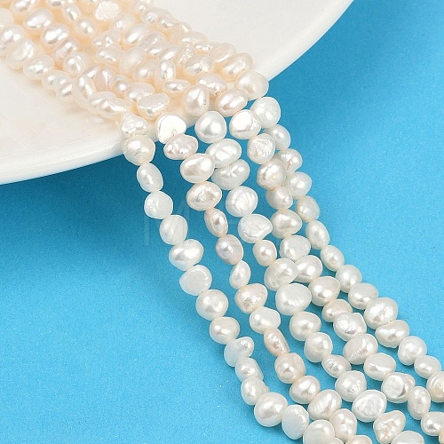 Natural Cultured Freshwater Pearl Beads Strands PEAR-P064-19D-06A-1