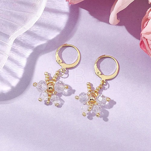 Butterfly 304 Stainless Steel Leverback Earrings for Women EJEW-MZ00380-04-1