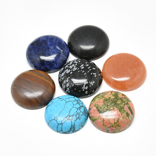 Natural & Synthetic Gemstone Cabochons G-S266-06-1