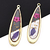 Alloy Epoxy Resin Pendants X1-PALLOY-TAC0044-83-5