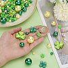 122Pcs 9 Styles ABS Imitation Pearl Beads & PP Plastic Beads & Opaque Acrylic Beads & Transparent Resin Cabochons KY-SP0001-79-3