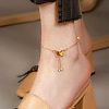 316L Surgical Stainless Steel Charm Anklets for Women FS-WG47470-41-1