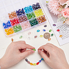 300Pcs 15 Colors Transparent Electroplate Glass Beads Strands EGLA-SP0001-41-3