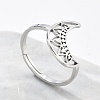 Non-Tarnish 304 Stainless Steel Adjustable Rings RJEW-K245-49P-3
