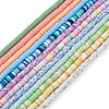 12 Strands 12 Colors Handmade Polymer Clay Beads Strands CLAY-CW0001-06-1