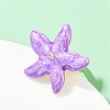 Brass Enamel Adjustable Cuff Rings for Women RJEW-G357-01P-2