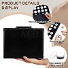 Rectangle Black Aluminum Organizer Handled Boxes AJEW-WH0871-59B-3