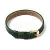 Imitation Leather String Bracelets with Stainless Steel Buckles AJEW-Z053-01H-3