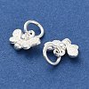 925 Sterling Silver Bees Charms STER-P071-03S-3