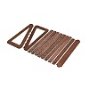 5-Tier Triangle Shape Wood Earring Riser Display Stands ODIS-K004-03-3