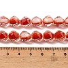 Two Tone Resin Beads Strands GLAA-T035-02D-4