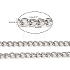 Iron Twisted Chains Curb Chains CHS007Y-01-P-NF-7