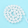 Electroplated Shell Pearl Beads Strands BSHE-C007-A01-01-3