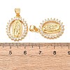 Religion Brass Pendants CU-B197-03G-F-2