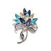 Alloy Rhinestone Brooch for Backpack Clothes PW-WG60DF6-01-2