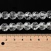 Transparent Glass Beads EGLA-A035-T10mm-D19-5