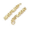 Brass Pendants KK-H256-02G-07-2
