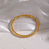 304 Stainless Steel Double Layered Plain Bangles for Women EC4936-5