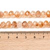 Heated Natural Citrine Beads Strands G-C259-A19-5x8mm-6