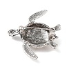 Tibetan Style Alloy Sea Turtle Brooches JEWB-S023-06B-2