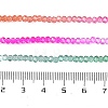 Transparent Painted Glass Beads Strands LS-DGLA-A034-T1mm-A03-3