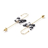 Brass Ear Wrap Crawler Hook Earrings EJEW-B003-01G-A-2