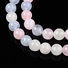 Dyed Natural White Jade Beads Strands G-T140-4mm-A03-6