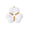 304 Stainless Steel Enamel Pendants STAS-OY014G-20G-01-1