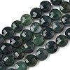 Natural Moss Agate Beads Strands G-C179-A53-03-2