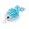 AB Color Plated Glass Pendants PALLOY-MZ01330-02-2