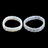 Opalite Faceted Beaded Stretch Bracelets for Women BJEW-K251-08L-4